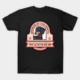 Dachshund-Barker of the Month Winner T-Shirt